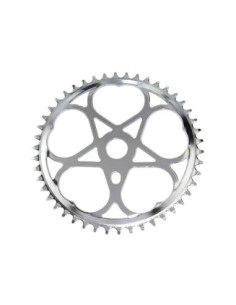 Steel Chainring Sweet Heart 1/2 X 1/8 46t Chrome.